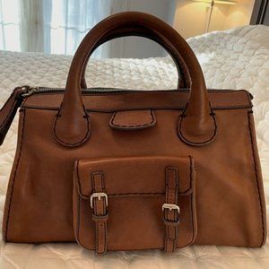 Chloe Leather Edith Tote